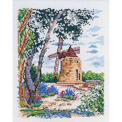 kit Point de croix Marie Coeur Le Moulin - Alphonse Daudet