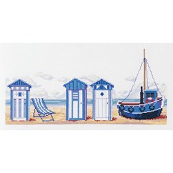 kit Point de croix Marie Coeur Cabines de plage