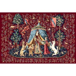 kit Point de croix Marie Coeur A mon seul désir - La Dame à la licorne