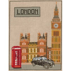 kit Point de croix Marie Coeur Visite à Londre