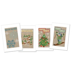 Cartes à broder Marie Coeur Cartes pour la nouvelle année - lot 4