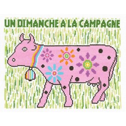 kit Point de croix Marie Coeur Un dimanche à la campagne