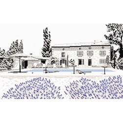 kit Point de croix Marie Coeur Le hameau de provence