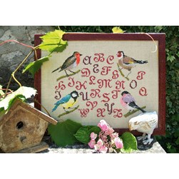 kit Point de croix Au Fil De L'Ange ABC aux 4 oiseaux