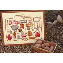 kit Point de croix Au Fil De L'Ange Dans ma cuisine à l'ancienne