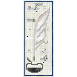 Marques pages à broder Luc Création L'encrier