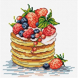 kit Point de croix MP Studia Pancakes empilés