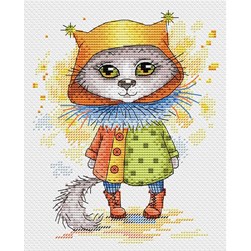 kit Point de croix MP Studia Le chat arlequin