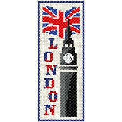 Marques pages à broder Luc Création Big Ben à Londres