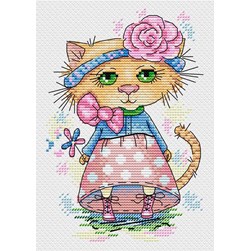 kit Point de croix MP Studia Coquetterie féline