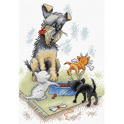 kit Point de croix MP Studia Partageons un repas