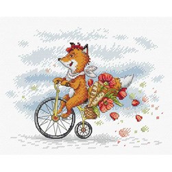 kit Point de croix MP Studia Le renard en retard