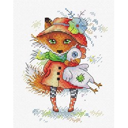 kit Point de croix MP Studia Renard et son doudou