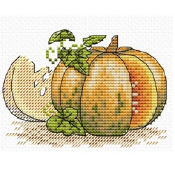 kit Point de croix MP Studia La citrouille gourmande