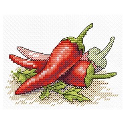 kit Point de croix MP Studia Piments forts