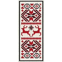 Marques pages à broder Luc Création Motifs rennes à noël