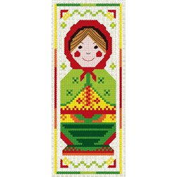 Marques pages à broder Luc Création Matriochka