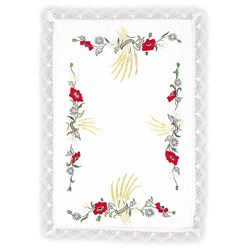 Kit napperon - Broderie traditionnelle Margot Broderie Fleurs de ma campagne