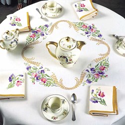 Serviette - Broderie Traditionnelle Margot Broderie Rêverie