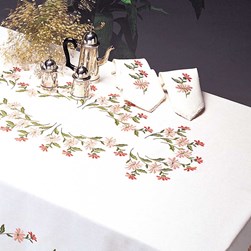 Serviette - Broderie Traditionnelle Margot Broderie Fantaisie