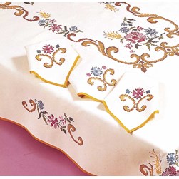 Serviette - Broderie Point de Croix imprimée Margot Broderie Louange