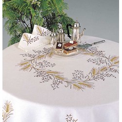 Serviette - Broderie Traditionnelle Margot Broderie Épis de blé