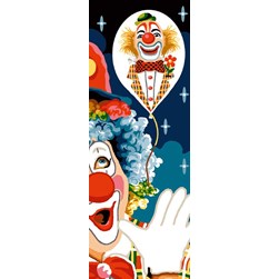 Canevas Mimo Verde Les ballons du clown