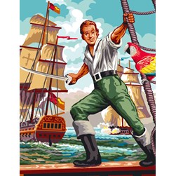 Canevas Mimo Verde LE pirate à l'attaque