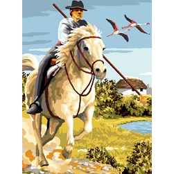 Canevas Mimo Verde Le gardian au galot