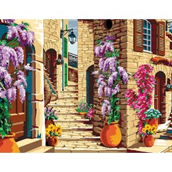 Canevas Mimo Verde La ruelle des glycines