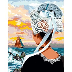 Canevas Mimo Verde Bretonne attendant le retour