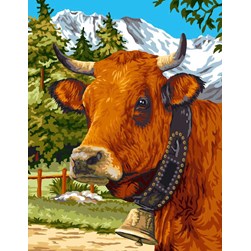 Canevas Mimo Verde Ma vache clarine