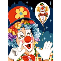 Canevas Mimo Verde Des histoires de clown