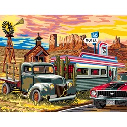 Canevas Mimo Verde La route 66 du Colorado