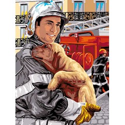 Canevas Mimo Verde Le sauvetage canin