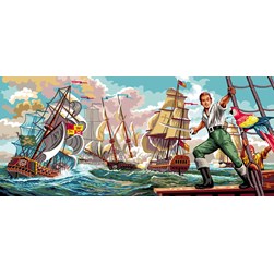 Canevas Mimo Verde Tous à l'abordage