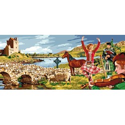 Canevas Mimo Verde Le lac du Connémara