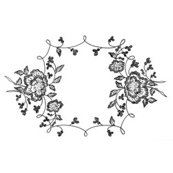 Kit napperon - Broderie traditionnelle Luc Création Daphnées épanouies