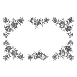 Kit napperon - point de croix imprimé Luc Création Narnia