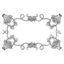 Kit napperon - Broderie traditionnelle Luc Création Une cueillette fleurie