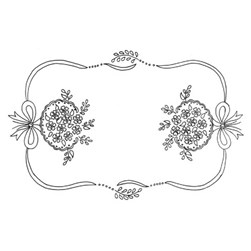 Kit napperon - Broderie traditionnelle Luc Création Primevère