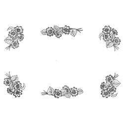 Kit napperon - Broderie traditionnelle Luc Création Fleurs de clarisse