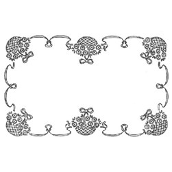 Kit napperon - Broderie traditionnelle Luc Création Bouquets de fleurs