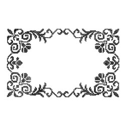 Kit napperon - point de croix imprimé Luc Création Artique