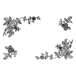 Kit napperon - Broderie traditionnelle Luc Création roses charmantes