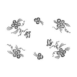 Kit napperon - Broderie traditionnelle Luc Création danse des papillons