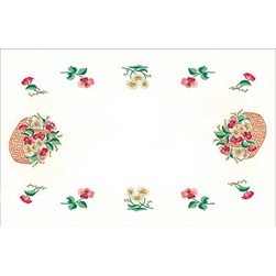 Kit napperon - Broderie traditionnelle Luc Création cueillette