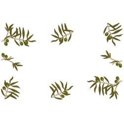 Kit napperon - Broderie traditionnelle Luc Création douces olives