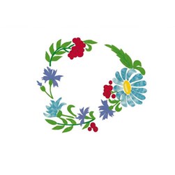 Kit napperon - Broderie traditionnelle Luc Création anneau florissant