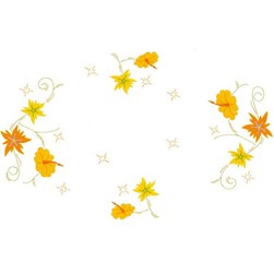 Kit napperon - Broderie traditionnelle Luc Création fleurs du soleil